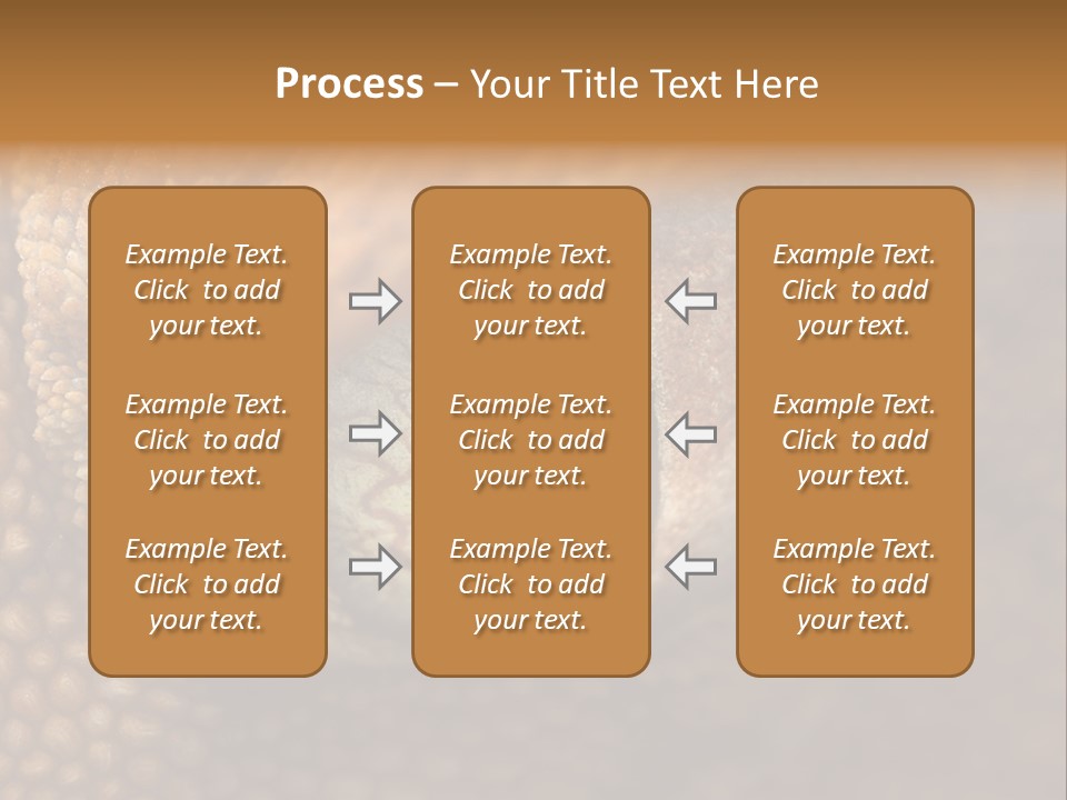 Macro Reptile Eyeball PowerPoint Template