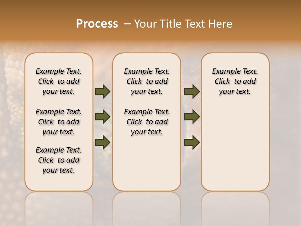 Macro Reptile Eyeball PowerPoint Template