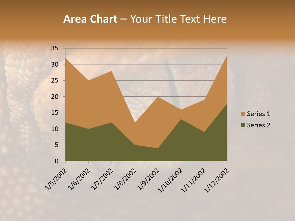 Macro Reptile Eyeball PowerPoint Template