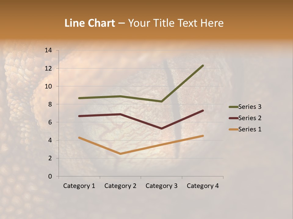 Macro Reptile Eyeball PowerPoint Template