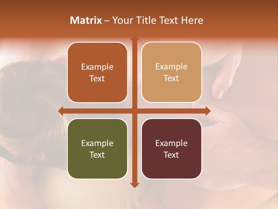 Adult Woman Neck Massage PowerPoint Template