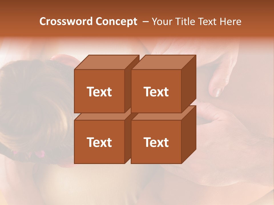 Adult Woman Neck Massage PowerPoint Template