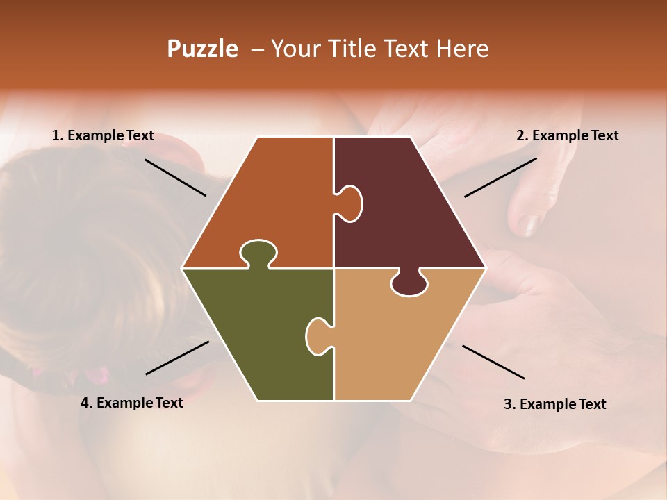 Adult Woman Neck Massage PowerPoint Template