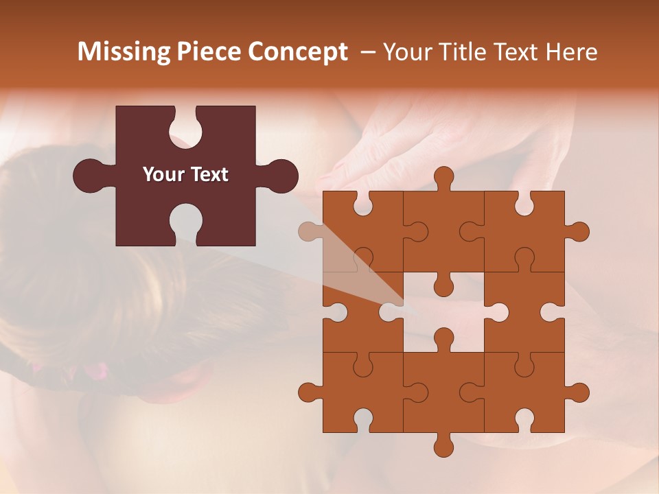 Adult Woman Neck Massage PowerPoint Template