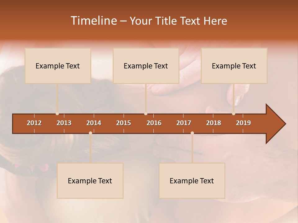 Adult Woman Neck Massage PowerPoint Template