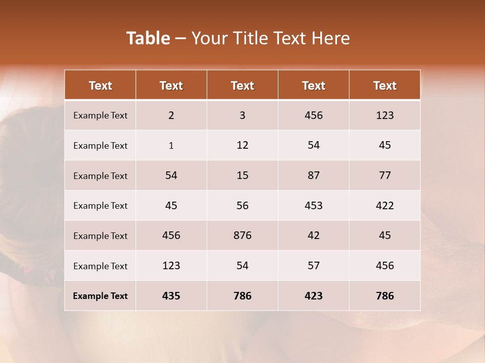 Adult Woman Neck Massage PowerPoint Template