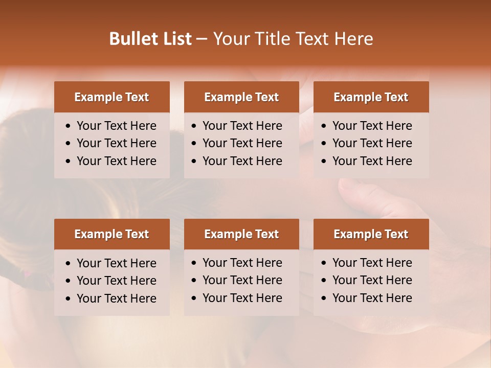 Adult Woman Neck Massage PowerPoint Template