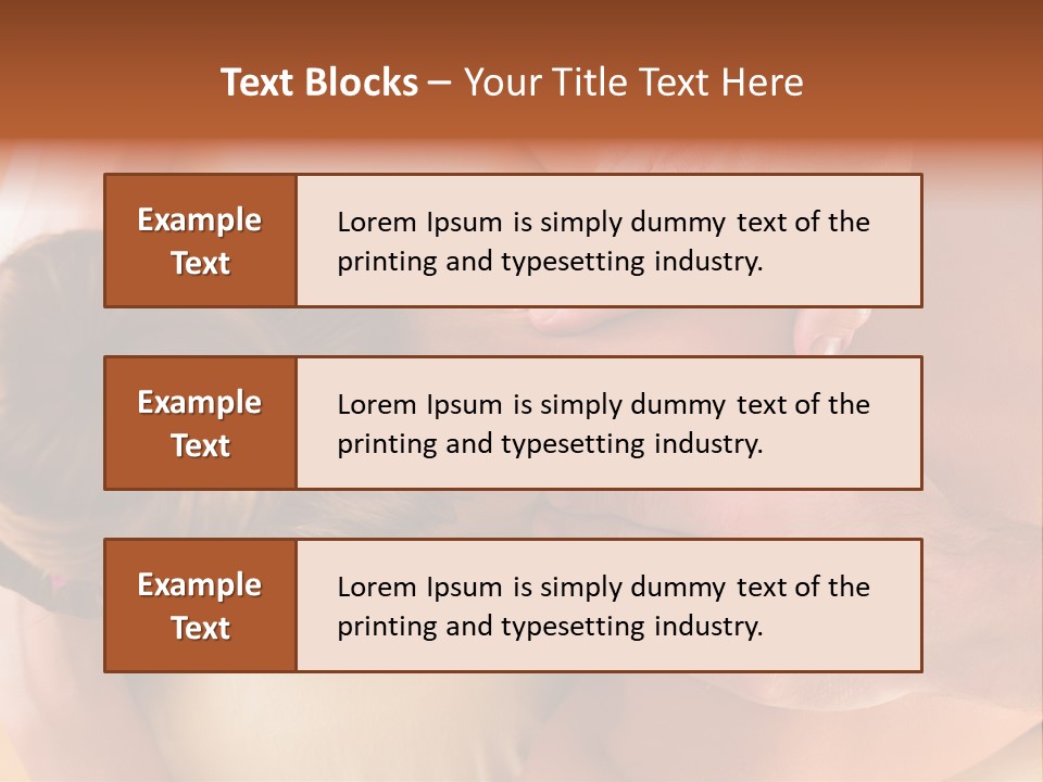 Adult Woman Neck Massage PowerPoint Template