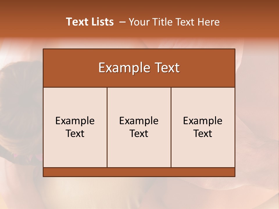 Adult Woman Neck Massage PowerPoint Template