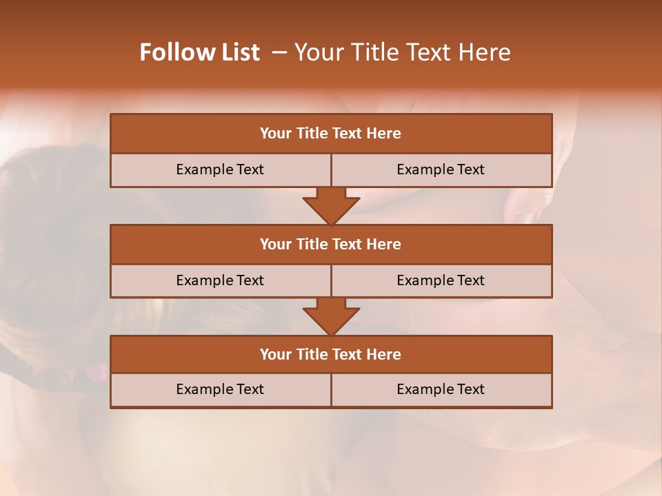 Adult Woman Neck Massage PowerPoint Template