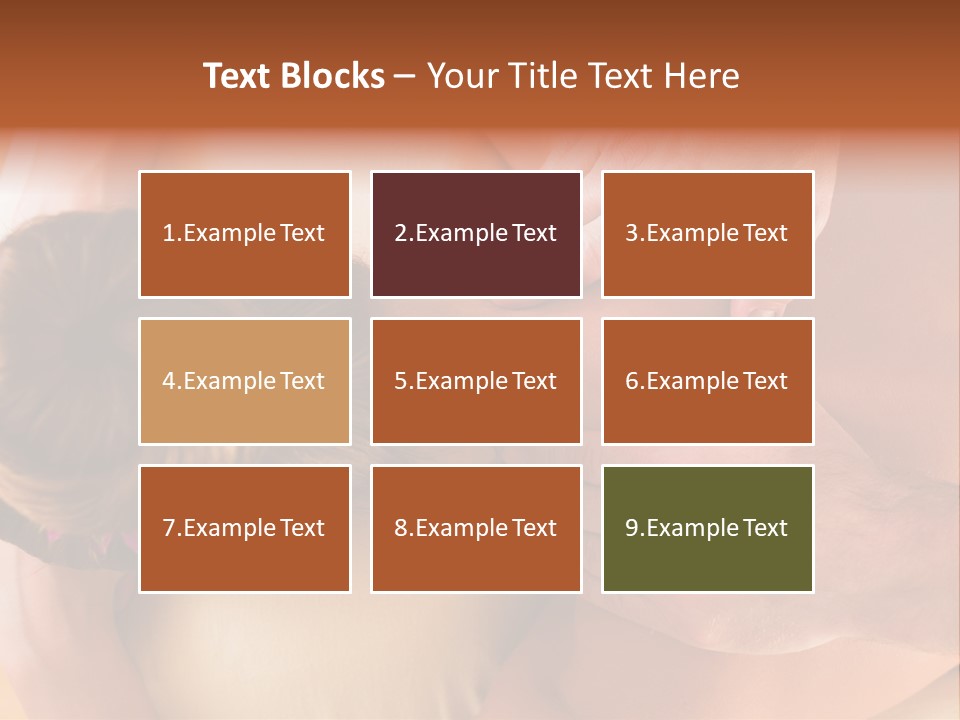 Adult Woman Neck Massage PowerPoint Template