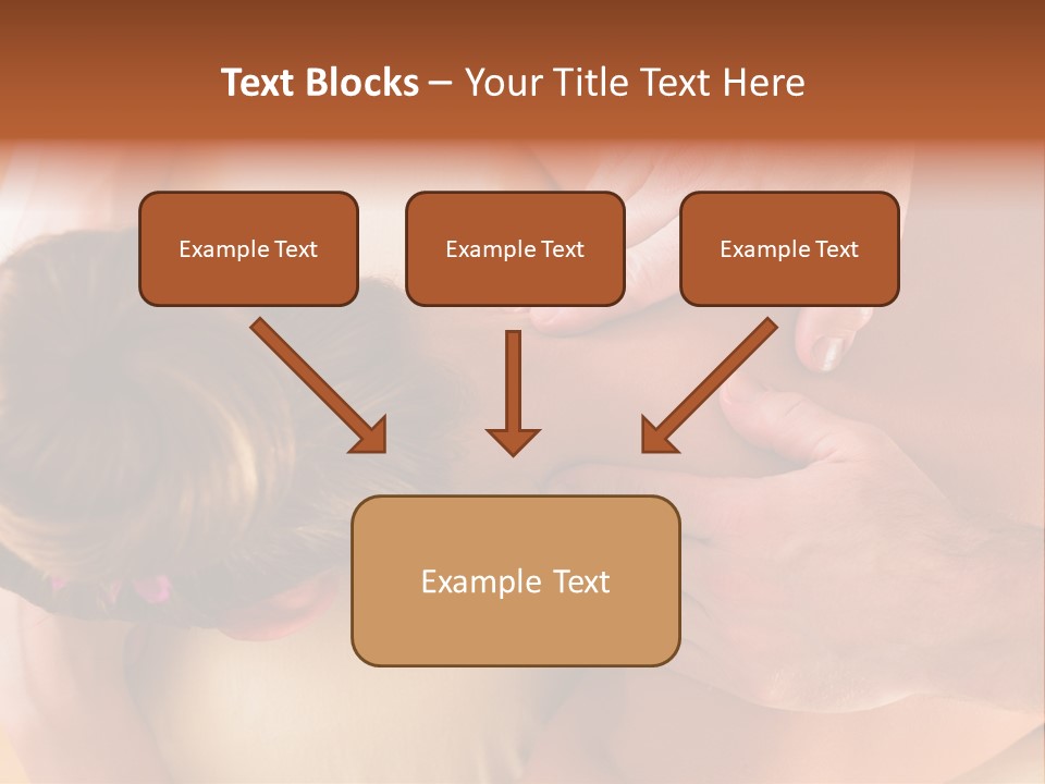 Adult Woman Neck Massage PowerPoint Template
