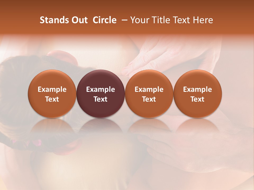 Adult Woman Neck Massage PowerPoint Template