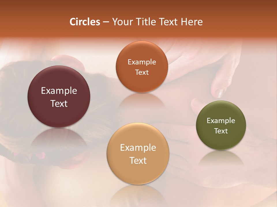 Adult Woman Neck Massage PowerPoint Template