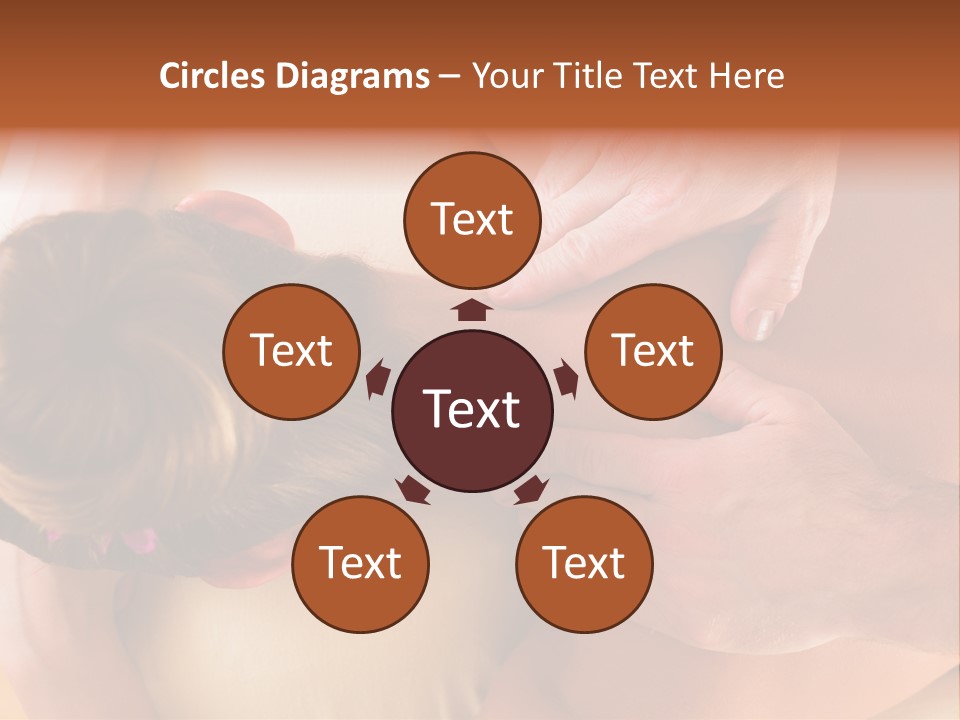 Adult Woman Neck Massage PowerPoint Template