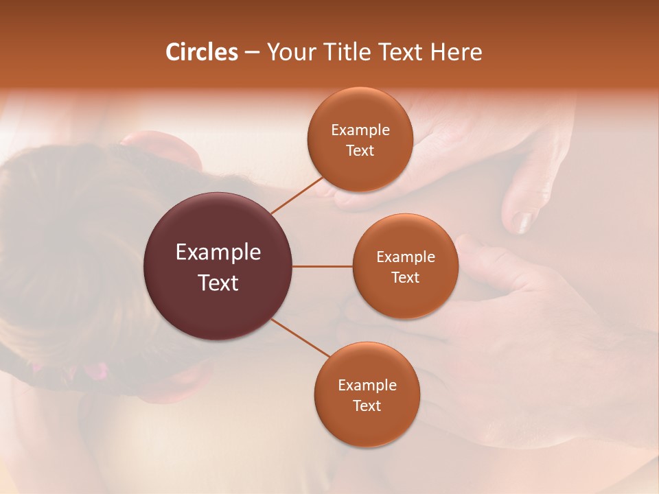 Adult Woman Neck Massage PowerPoint Template