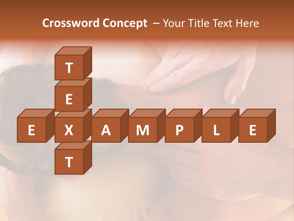 Adult Woman Neck Massage PowerPoint Template