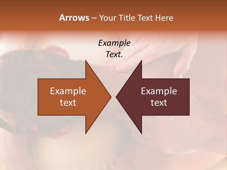 Adult Woman Neck Massage PowerPoint Template