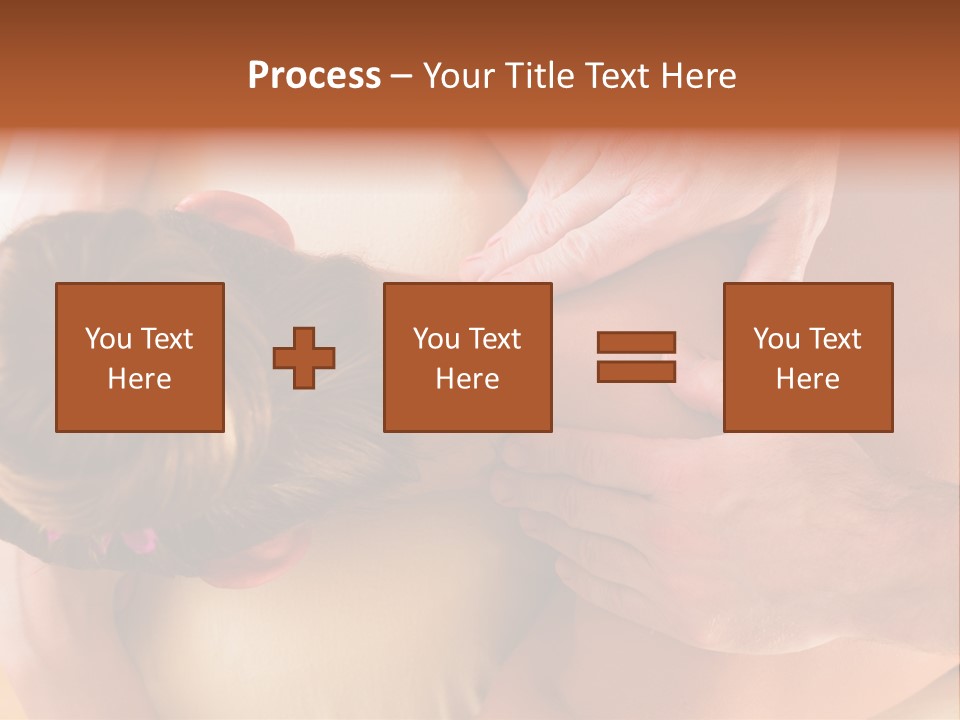 Adult Woman Neck Massage PowerPoint Template