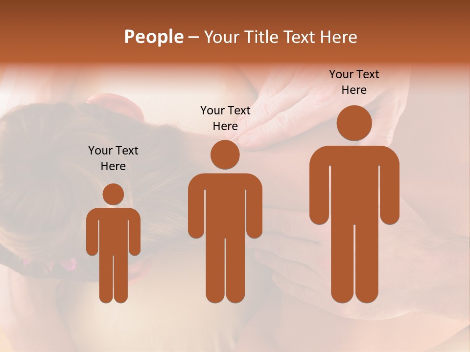 Adult Woman Neck Massage PowerPoint Template