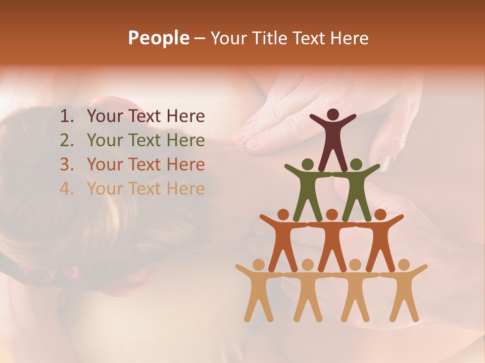 Adult Woman Neck Massage PowerPoint Template