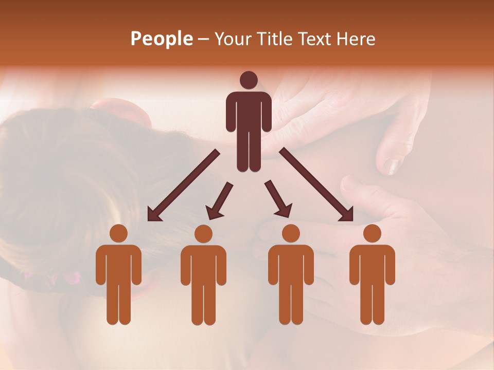 Adult Woman Neck Massage PowerPoint Template