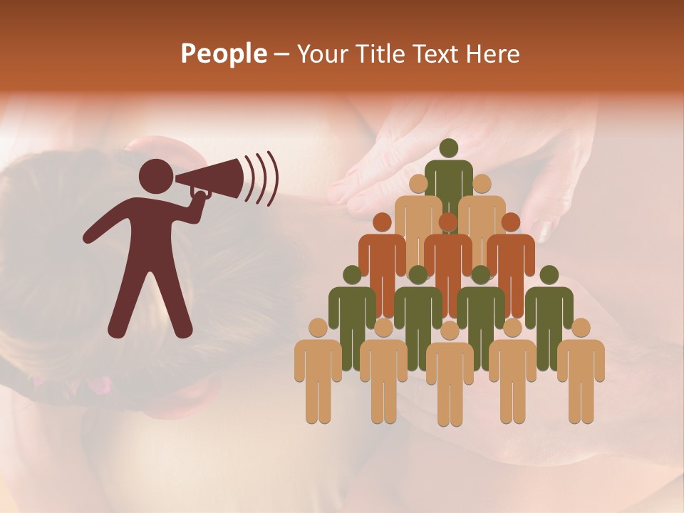 Adult Woman Neck Massage PowerPoint Template