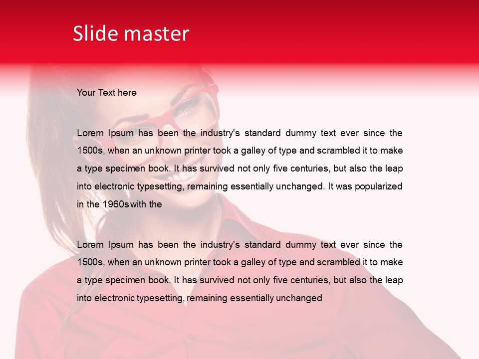 Businessperson Young Contact PowerPoint Template