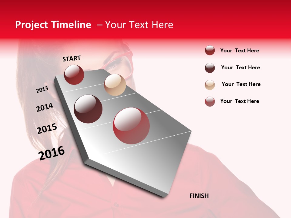 Businessperson Young Contact PowerPoint Template