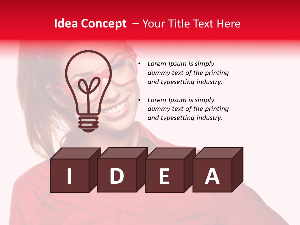 Businessperson Young Contact PowerPoint Template