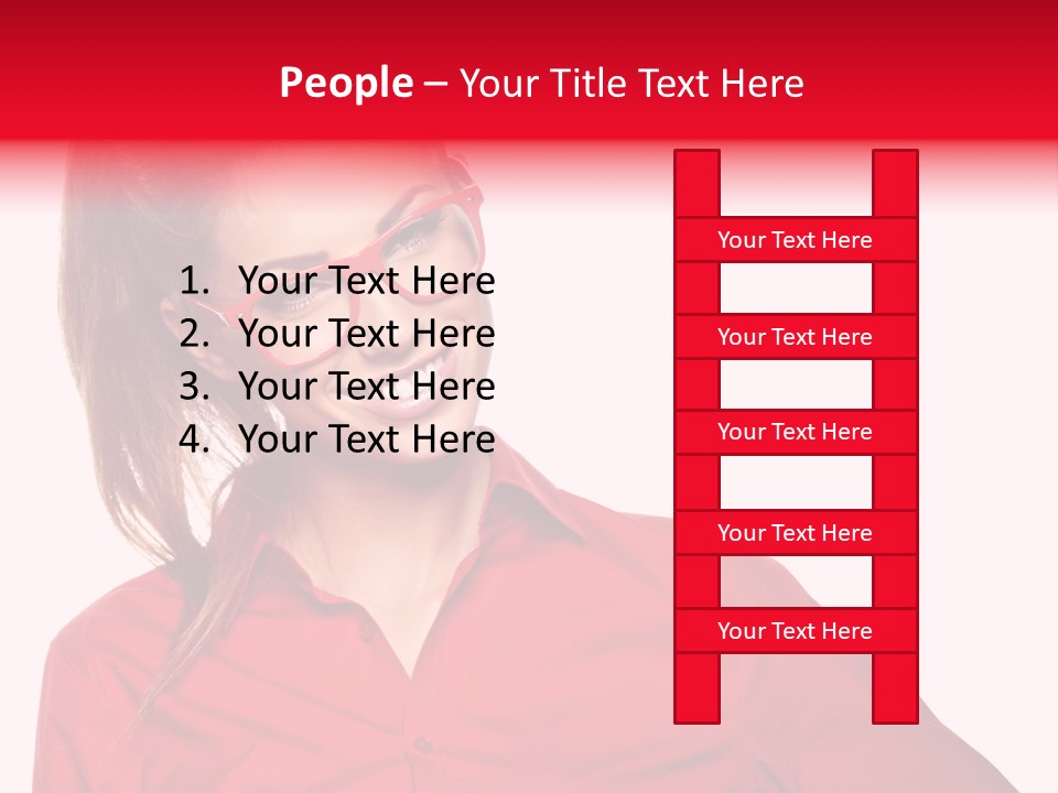 Businessperson Young Contact PowerPoint Template