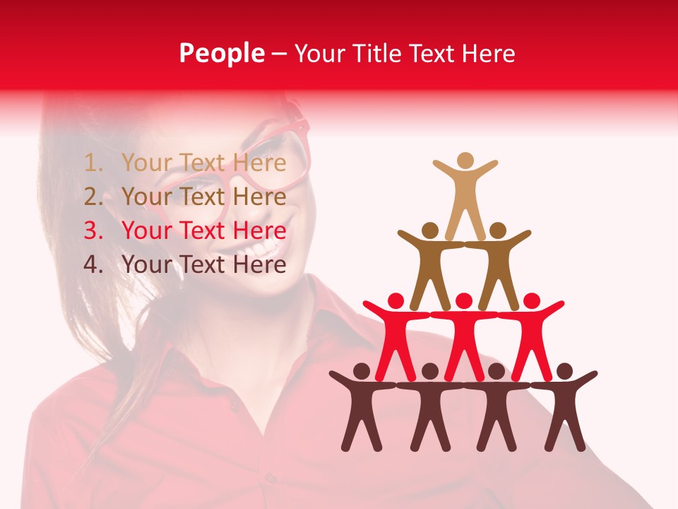 Businessperson Young Contact PowerPoint Template