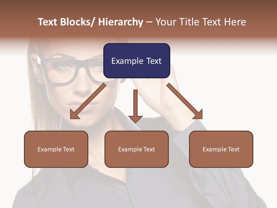 Girl Isolated  PowerPoint Template