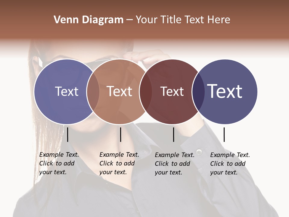 Girl Isolated  PowerPoint Template