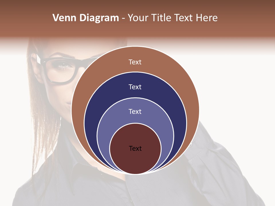 Girl Isolated  PowerPoint Template