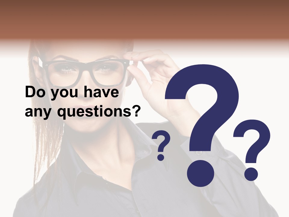 Girl Isolated  PowerPoint Template