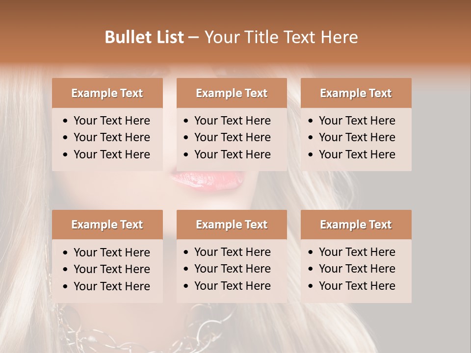 Girl Fashion Care PowerPoint Template