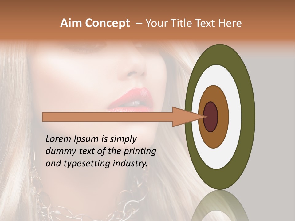 Girl Fashion Care PowerPoint Template