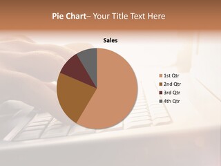 Studying Network Laptop PowerPoint Template