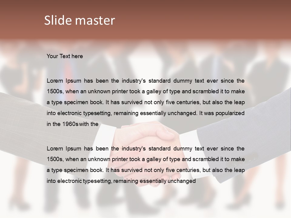 Achievement Partnership Group PowerPoint Template