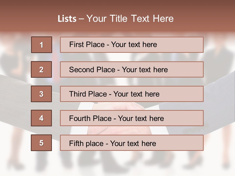 Achievement Partnership Group PowerPoint Template