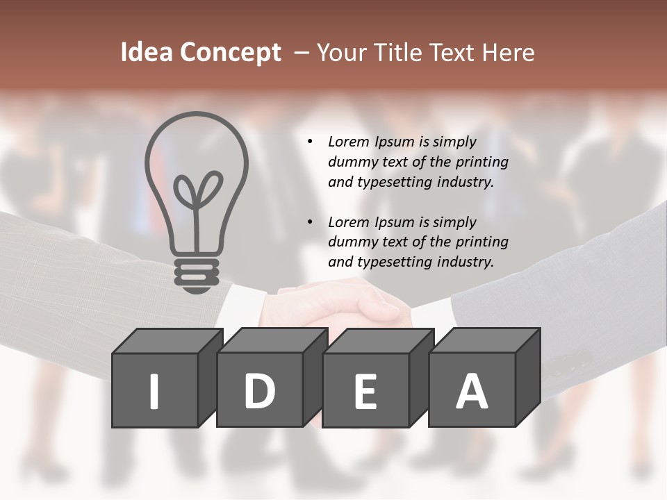 Achievement Partnership Group PowerPoint Template