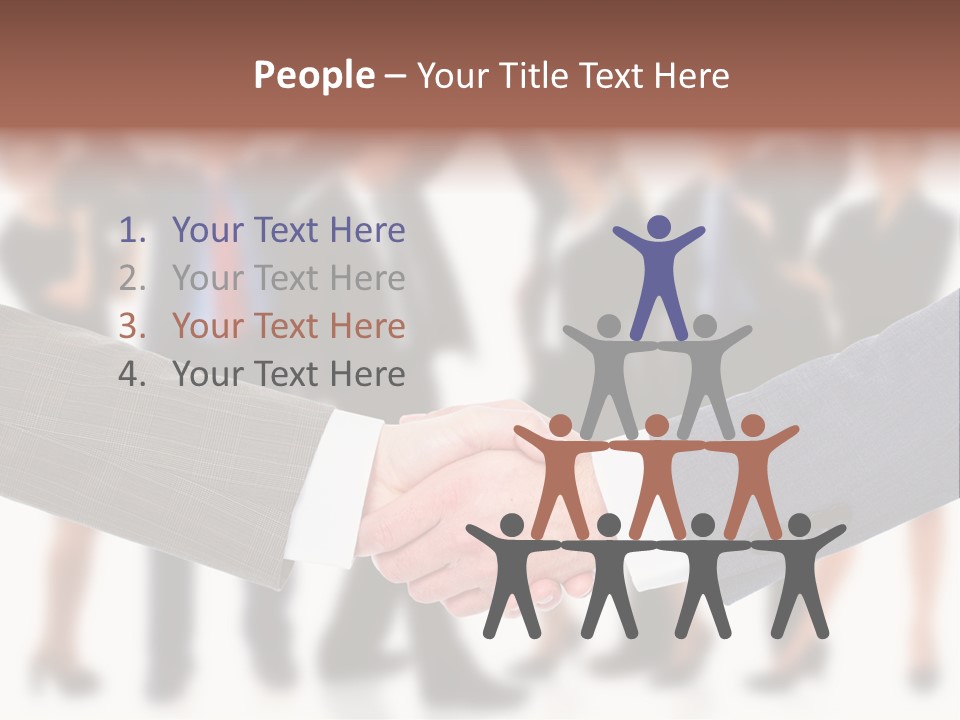 Achievement Partnership Group PowerPoint Template