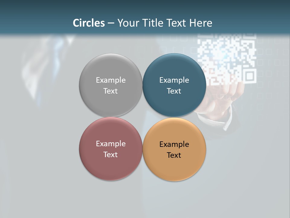 Background Person Gadget PowerPoint Template