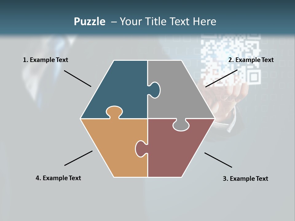 Background Person Gadget PowerPoint Template