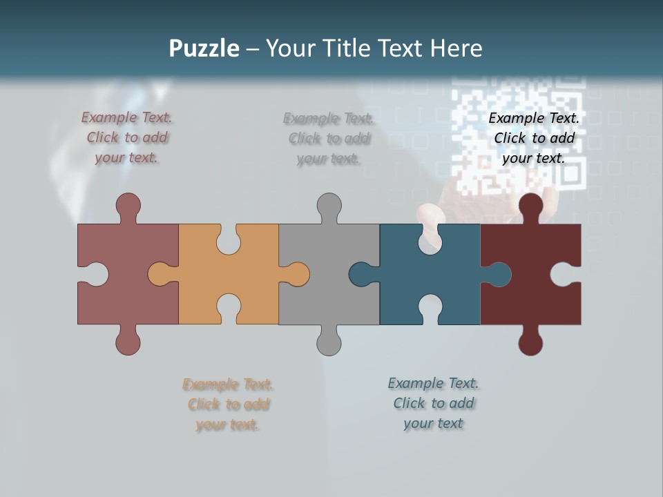 Background Person Gadget PowerPoint Template