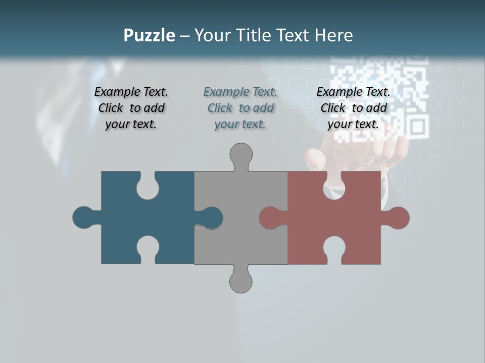 Background Person Gadget PowerPoint Template