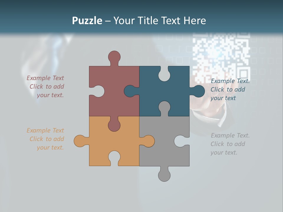 Background Person Gadget PowerPoint Template