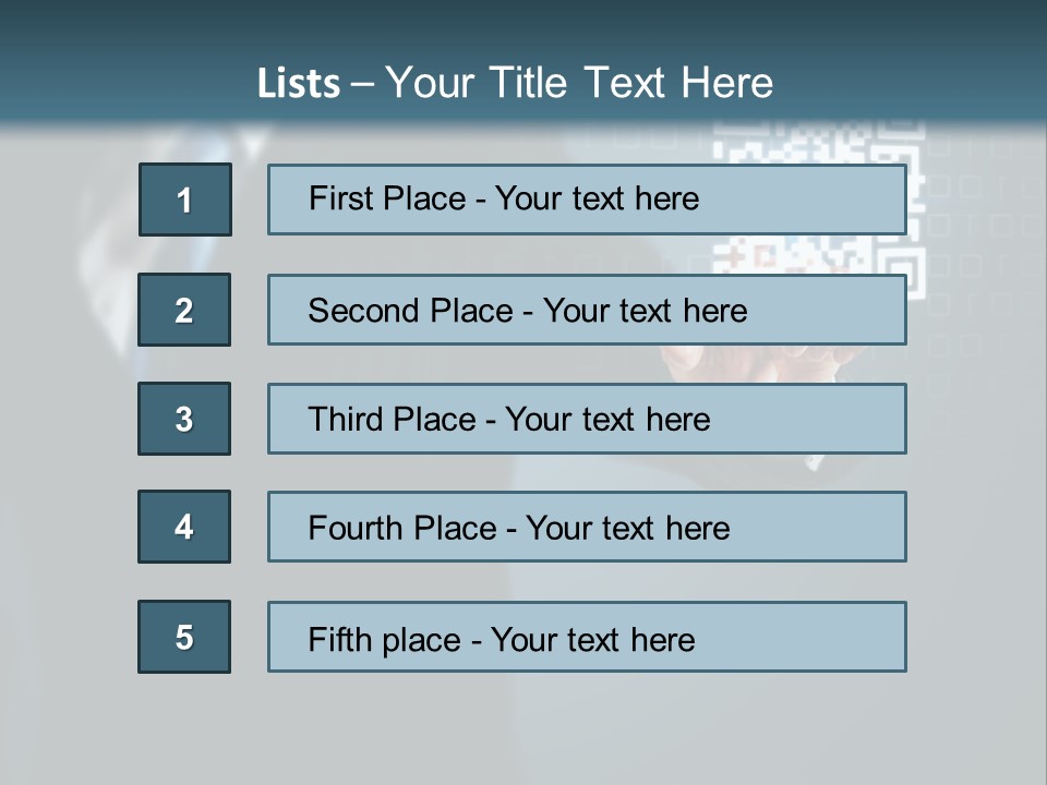 Background Person Gadget PowerPoint Template