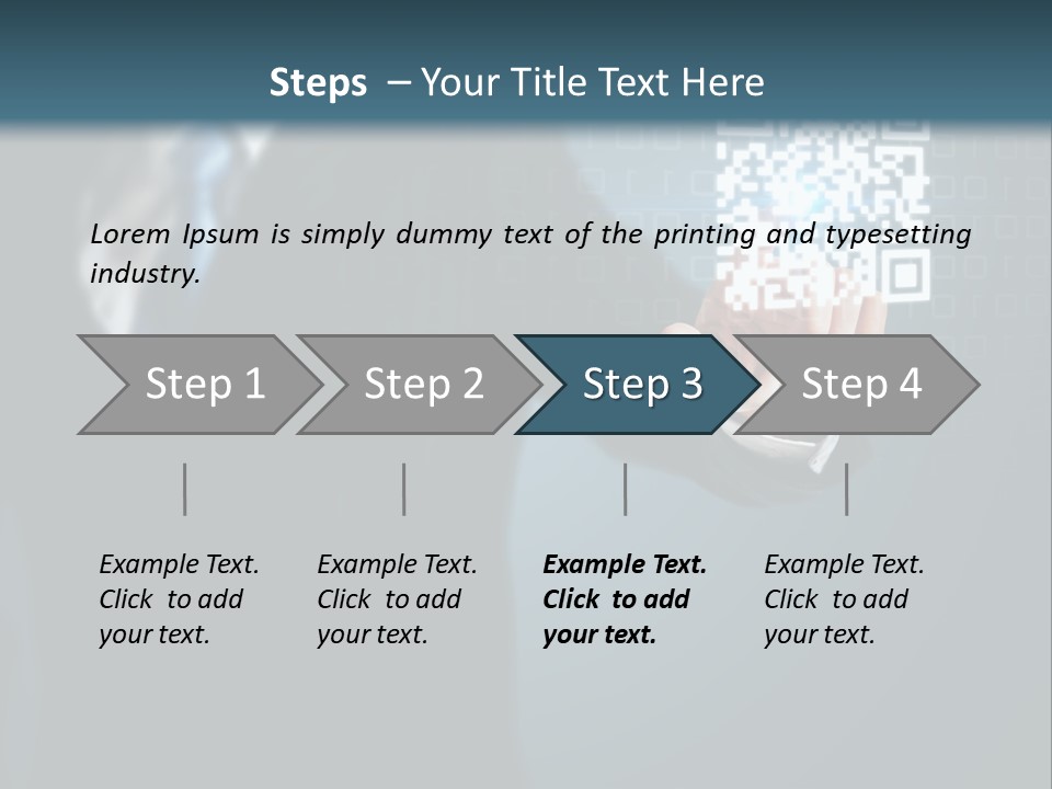 Background Person Gadget PowerPoint Template